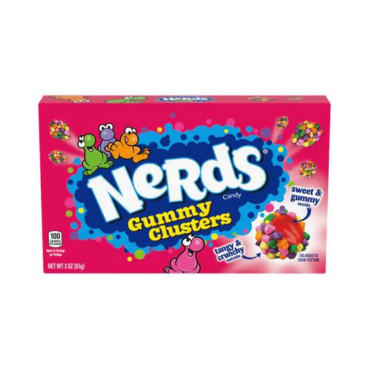 Nerds Gummy Clusters theatre box - 85 gram